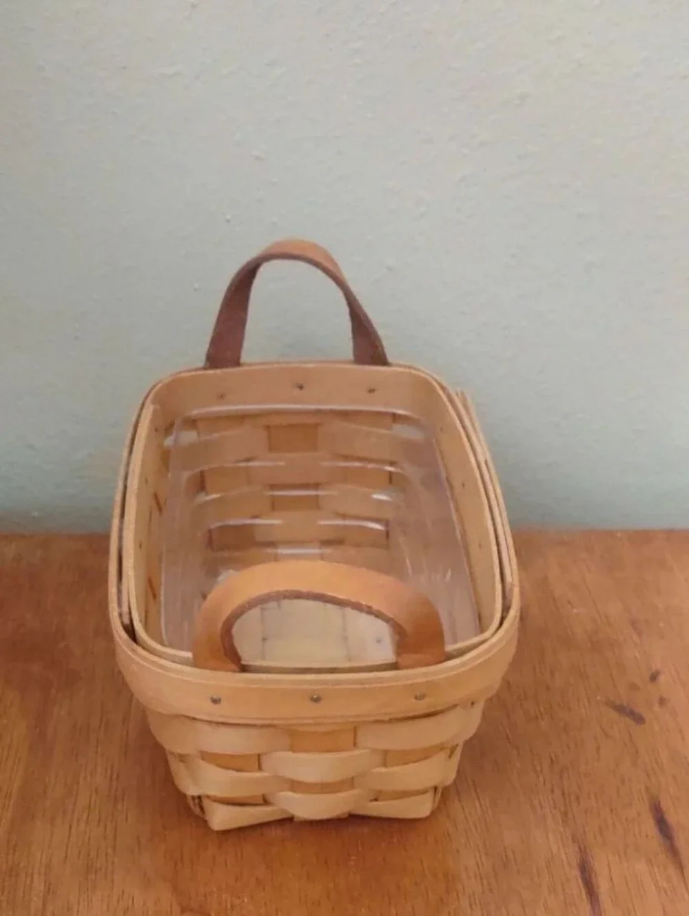 Longaberger 2001 Small Rectangular Berry Basket 7